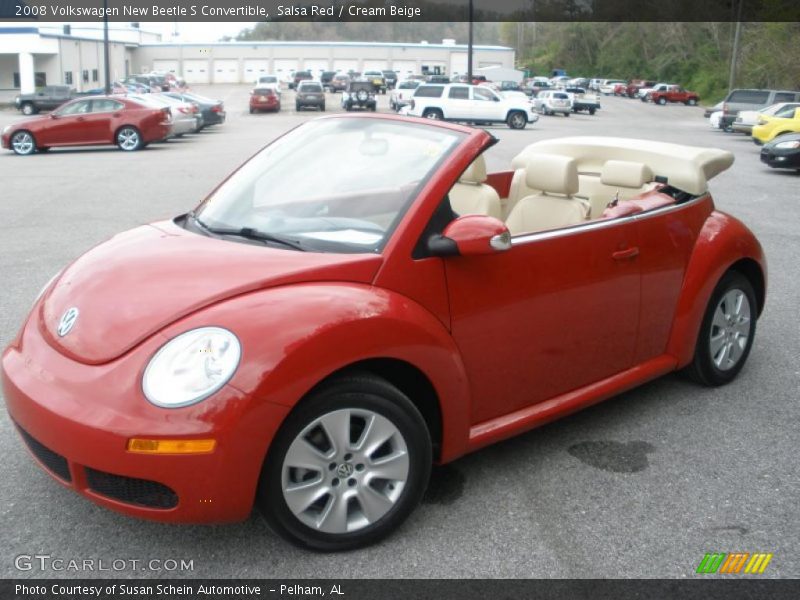 Front 3/4 View of 2008 New Beetle S Convertible