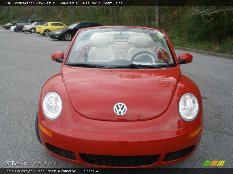 Salsa Red / Cream Beige 2008 Volkswagen New Beetle S Convertible