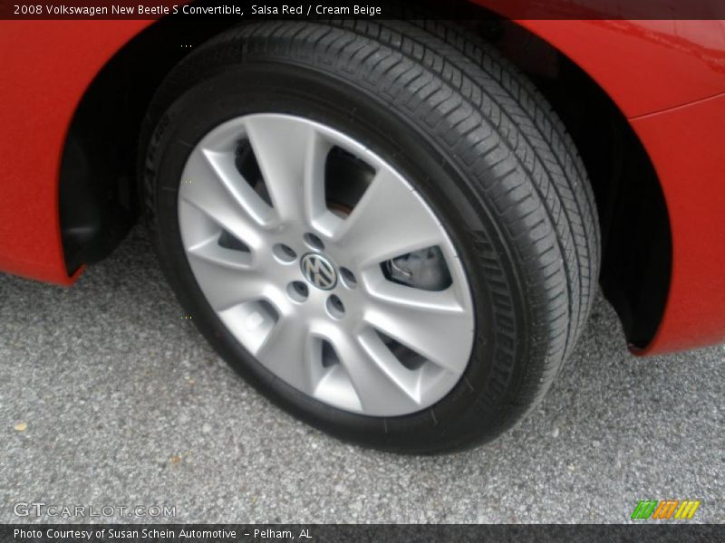 Salsa Red / Cream Beige 2008 Volkswagen New Beetle S Convertible