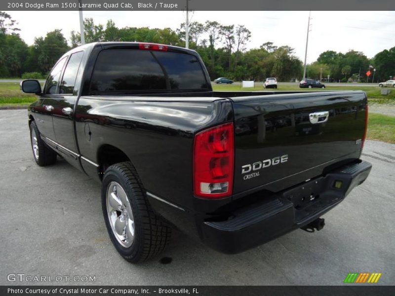 Black / Taupe 2004 Dodge Ram 1500 Laramie Quad Cab