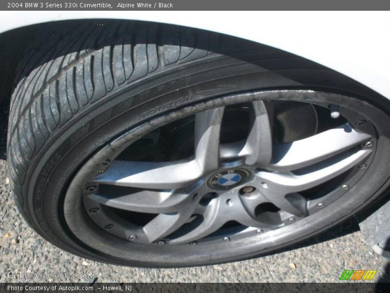 Alpine White / Black 2004 BMW 3 Series 330i Convertible