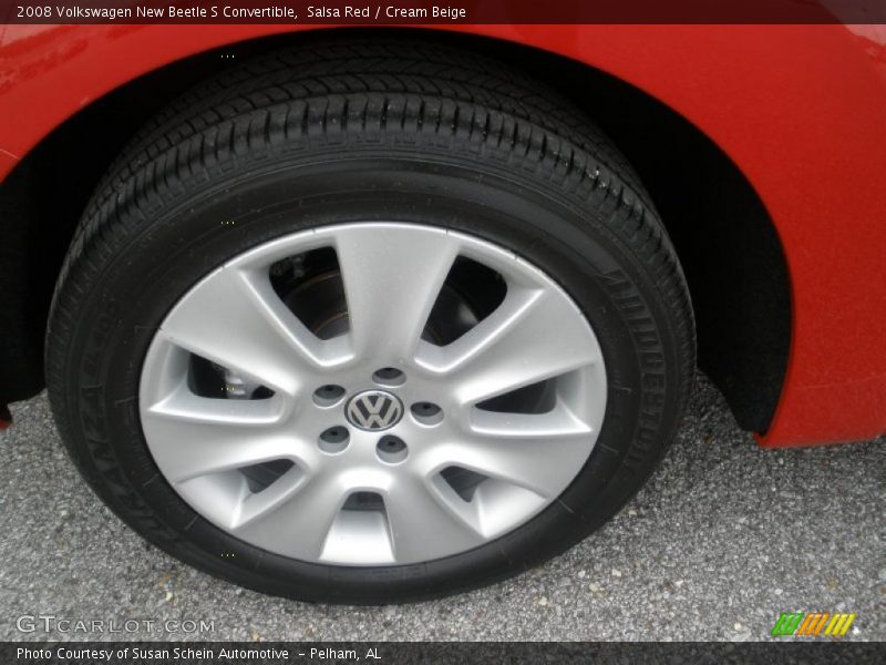 Salsa Red / Cream Beige 2008 Volkswagen New Beetle S Convertible