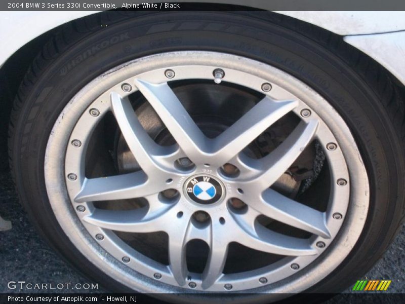 Alpine White / Black 2004 BMW 3 Series 330i Convertible