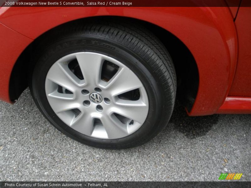 Salsa Red / Cream Beige 2008 Volkswagen New Beetle S Convertible