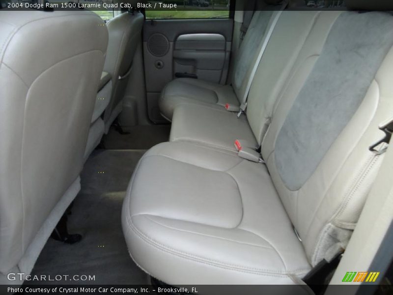 Black / Taupe 2004 Dodge Ram 1500 Laramie Quad Cab
