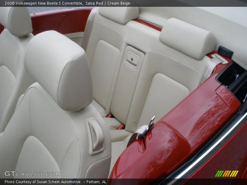 2008 New Beetle S Convertible Cream Beige Interior