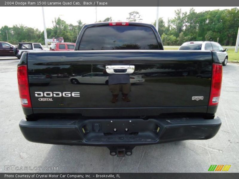 Black / Taupe 2004 Dodge Ram 1500 Laramie Quad Cab