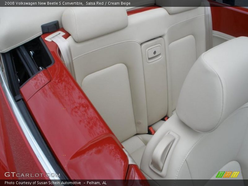  2008 New Beetle S Convertible Cream Beige Interior