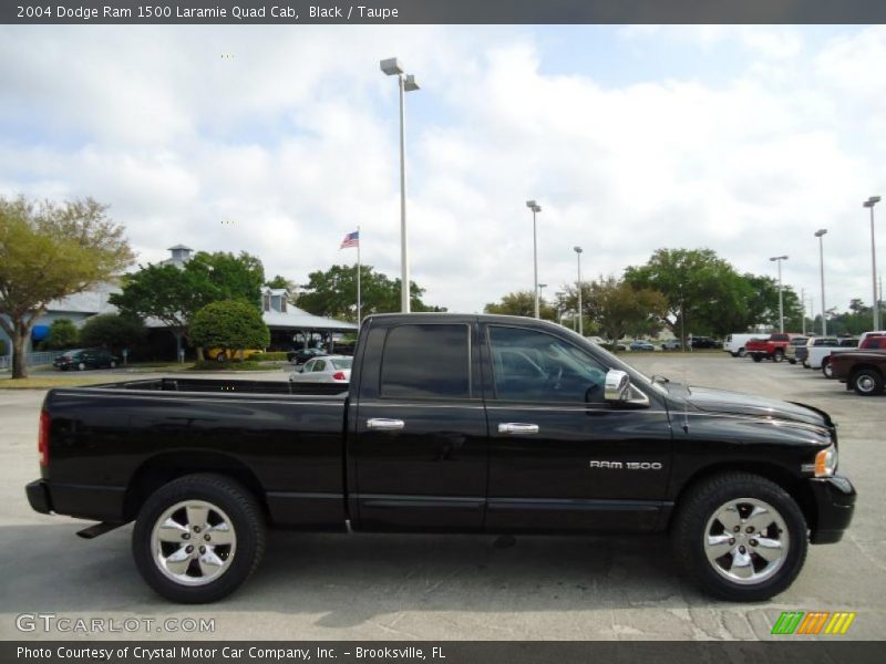 Black / Taupe 2004 Dodge Ram 1500 Laramie Quad Cab