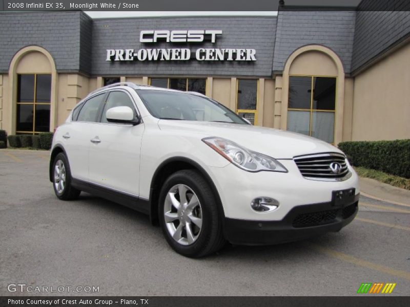 Moonlight White / Stone 2008 Infiniti EX 35