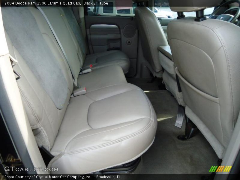 Black / Taupe 2004 Dodge Ram 1500 Laramie Quad Cab