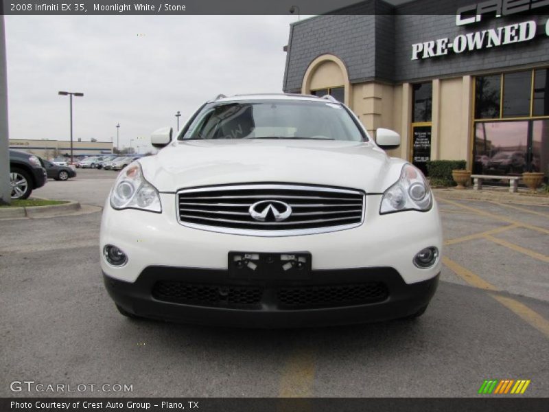 Moonlight White / Stone 2008 Infiniti EX 35