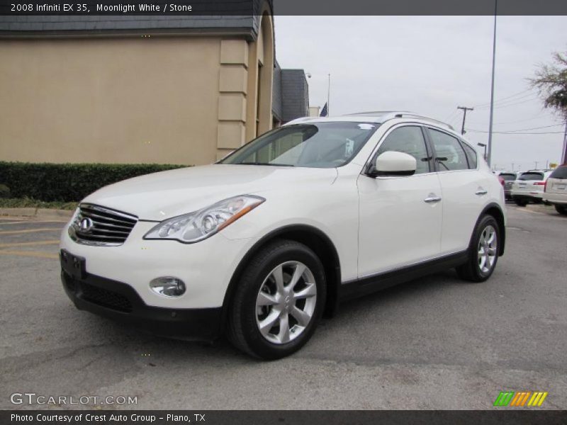 Moonlight White / Stone 2008 Infiniti EX 35