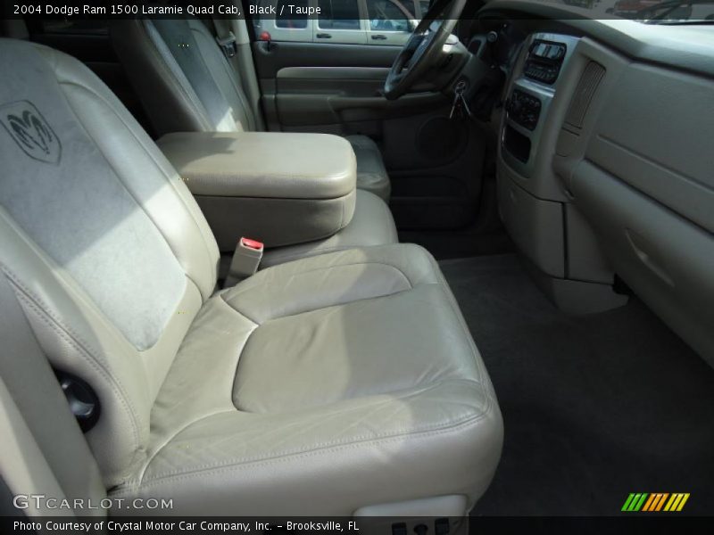 Black / Taupe 2004 Dodge Ram 1500 Laramie Quad Cab