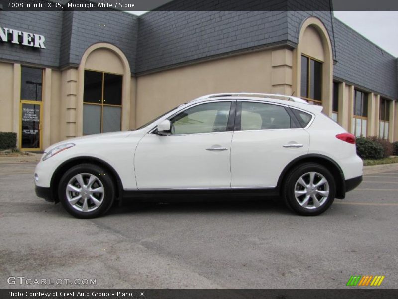 Moonlight White / Stone 2008 Infiniti EX 35