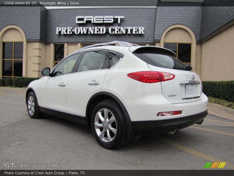 Moonlight White / Stone 2008 Infiniti EX 35