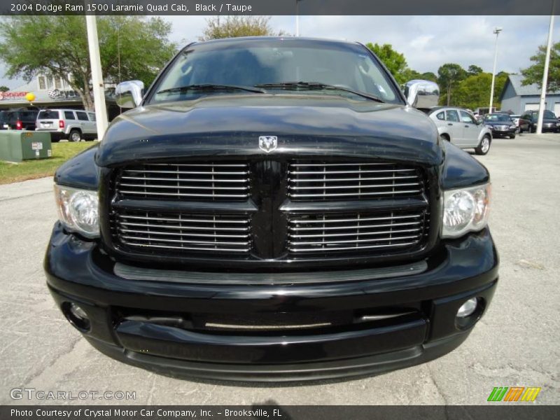 Black / Taupe 2004 Dodge Ram 1500 Laramie Quad Cab