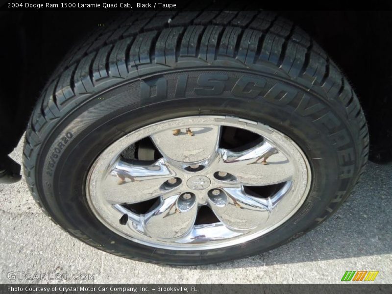 Black / Taupe 2004 Dodge Ram 1500 Laramie Quad Cab