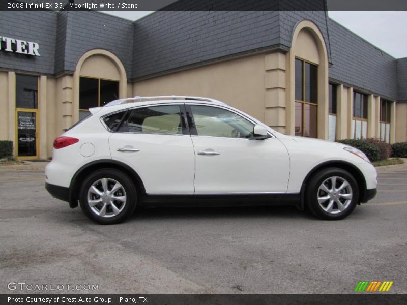 Moonlight White / Stone 2008 Infiniti EX 35