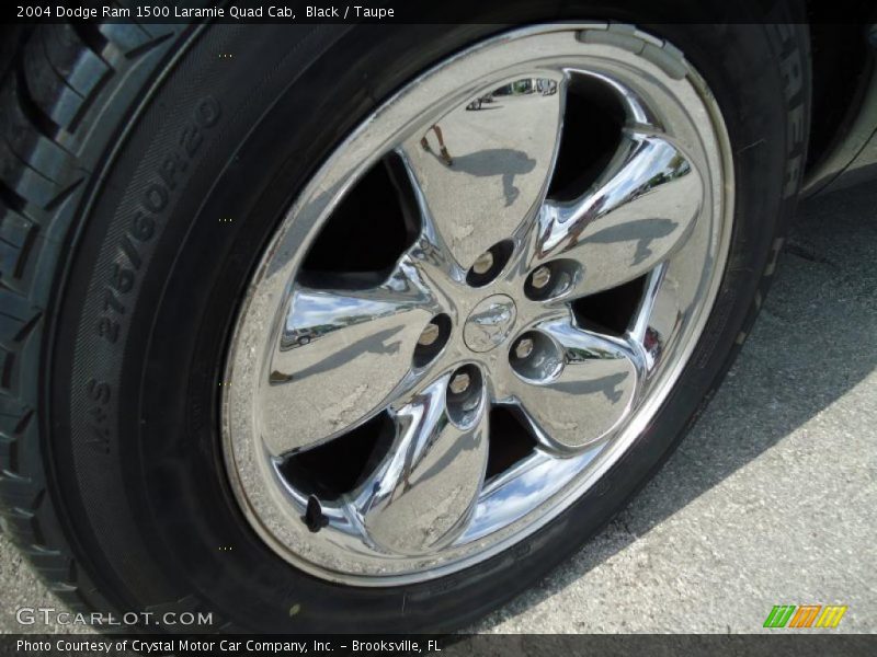 Black / Taupe 2004 Dodge Ram 1500 Laramie Quad Cab