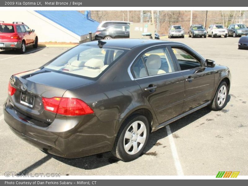 Metal Bronze / Beige 2009 Kia Optima LX