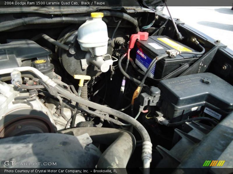 Black / Taupe 2004 Dodge Ram 1500 Laramie Quad Cab