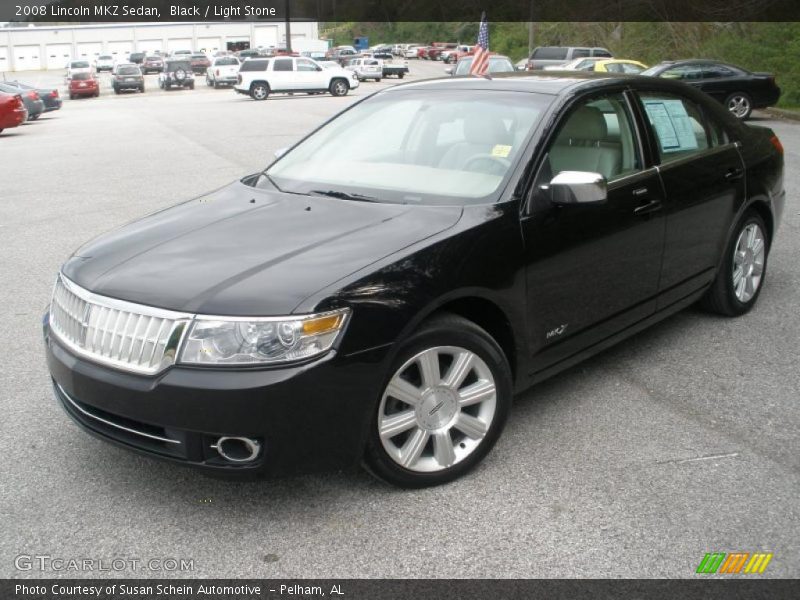 Black / Light Stone 2008 Lincoln MKZ Sedan