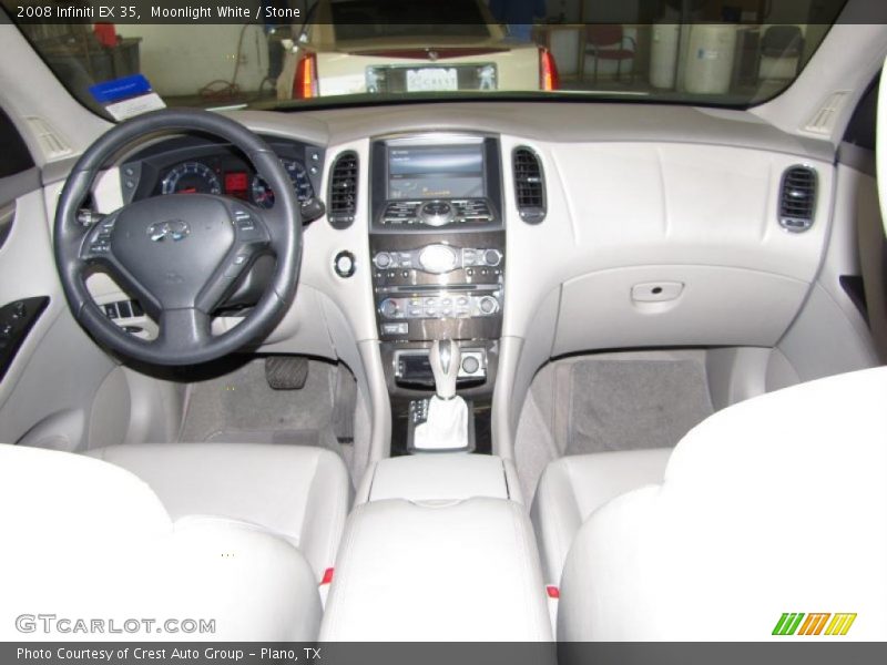 Moonlight White / Stone 2008 Infiniti EX 35