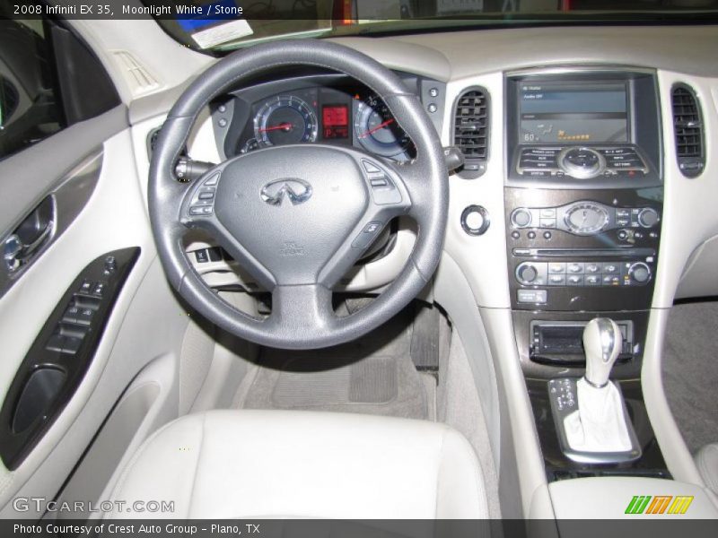 Moonlight White / Stone 2008 Infiniti EX 35
