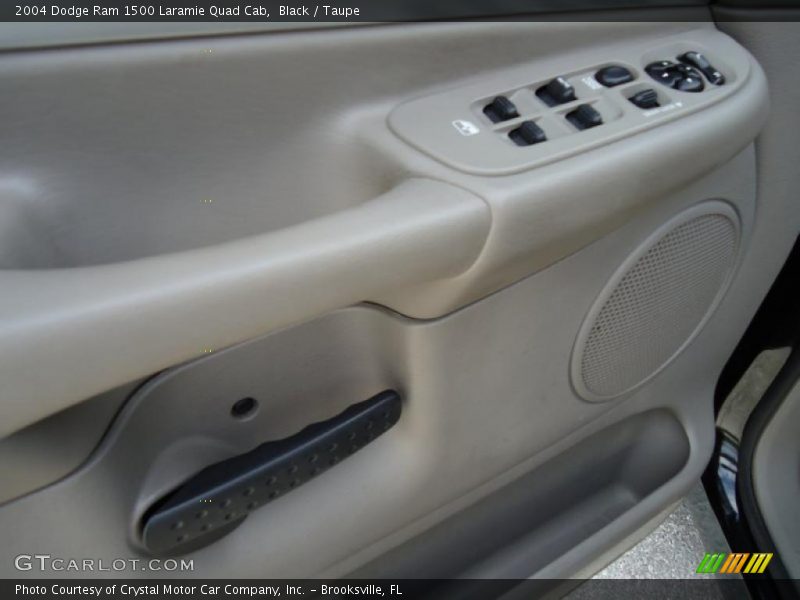Black / Taupe 2004 Dodge Ram 1500 Laramie Quad Cab