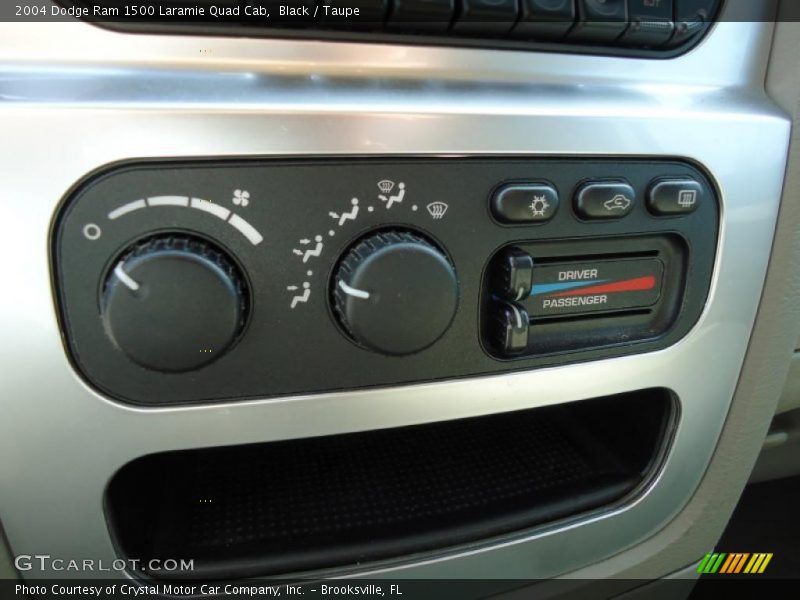 Black / Taupe 2004 Dodge Ram 1500 Laramie Quad Cab