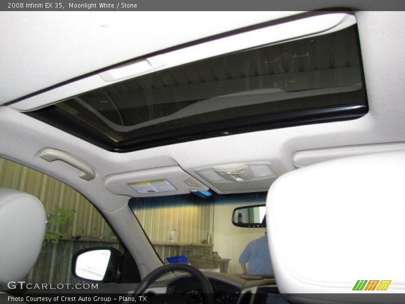 Moonlight White / Stone 2008 Infiniti EX 35