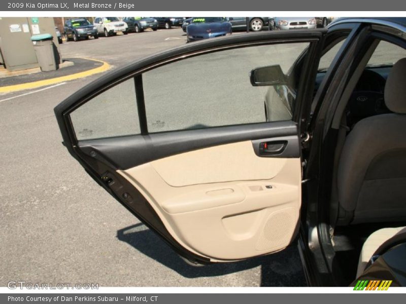 Metal Bronze / Beige 2009 Kia Optima LX