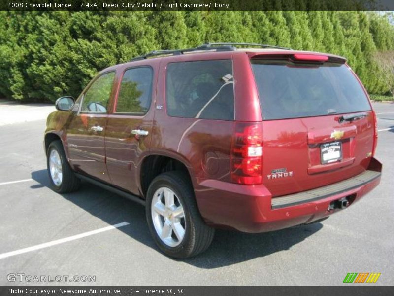 Deep Ruby Metallic / Light Cashmere/Ebony 2008 Chevrolet Tahoe LTZ 4x4