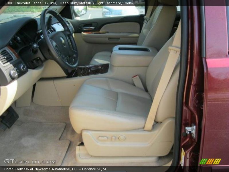 Deep Ruby Metallic / Light Cashmere/Ebony 2008 Chevrolet Tahoe LTZ 4x4