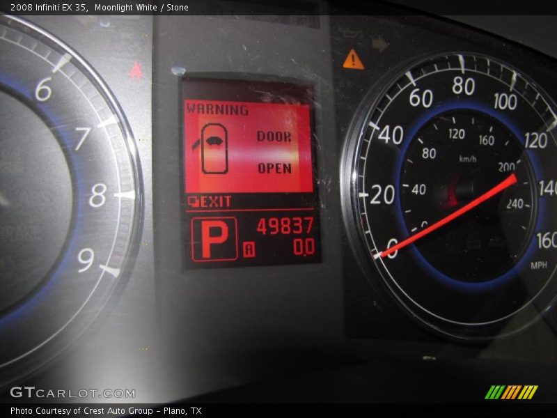 Moonlight White / Stone 2008 Infiniti EX 35