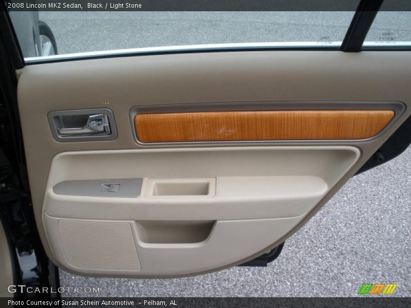 Black / Light Stone 2008 Lincoln MKZ Sedan