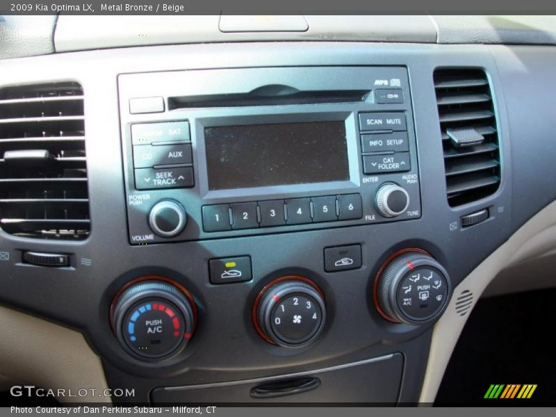 Metal Bronze / Beige 2009 Kia Optima LX