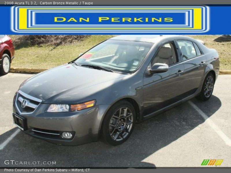 Carbon Bronze Metallic / Taupe 2008 Acura TL 3.2