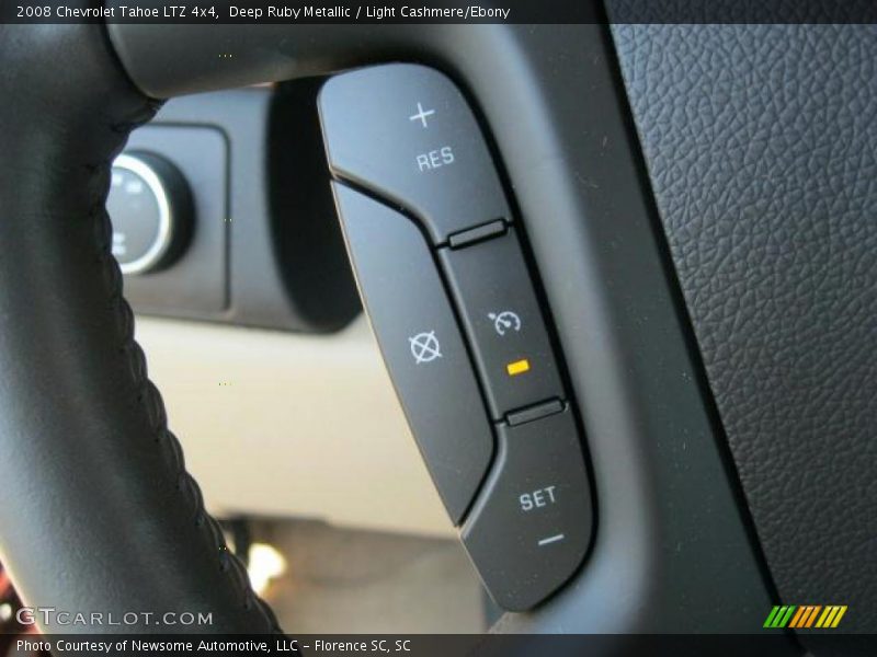 Deep Ruby Metallic / Light Cashmere/Ebony 2008 Chevrolet Tahoe LTZ 4x4