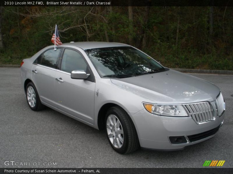 Brilliant Silver Metallic / Dark Charcoal 2010 Lincoln MKZ FWD