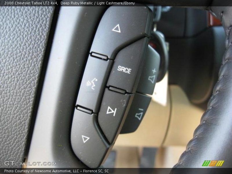 Deep Ruby Metallic / Light Cashmere/Ebony 2008 Chevrolet Tahoe LTZ 4x4