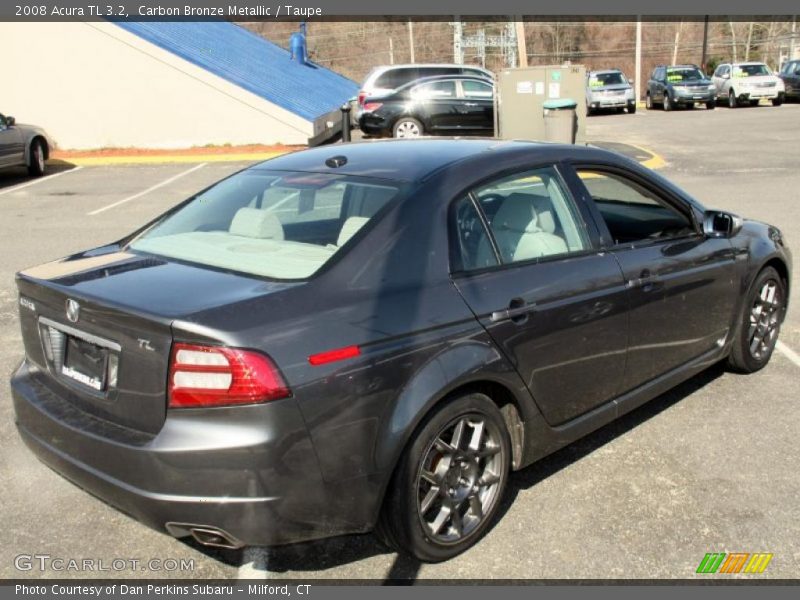 Carbon Bronze Metallic / Taupe 2008 Acura TL 3.2