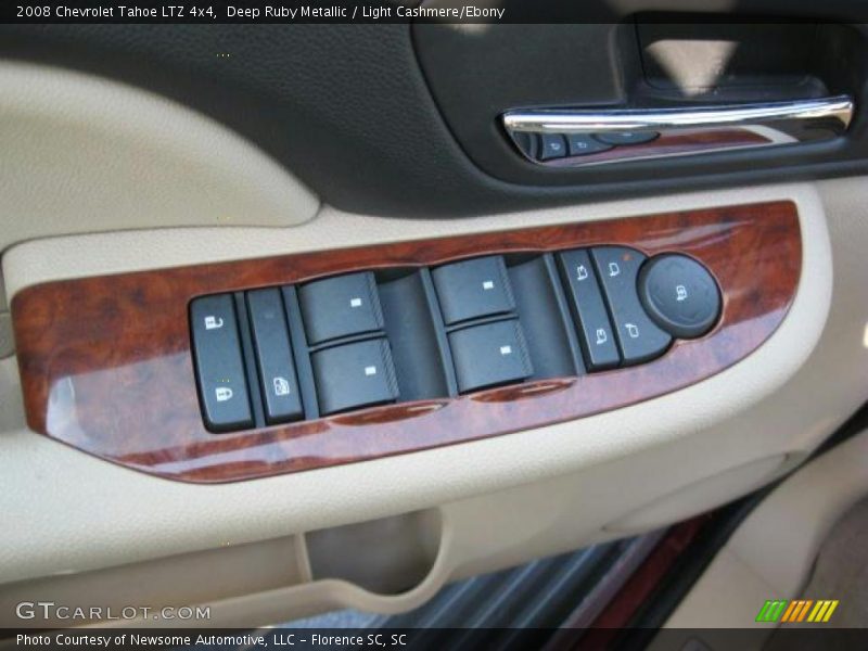 Deep Ruby Metallic / Light Cashmere/Ebony 2008 Chevrolet Tahoe LTZ 4x4