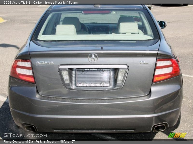 Carbon Bronze Metallic / Taupe 2008 Acura TL 3.2