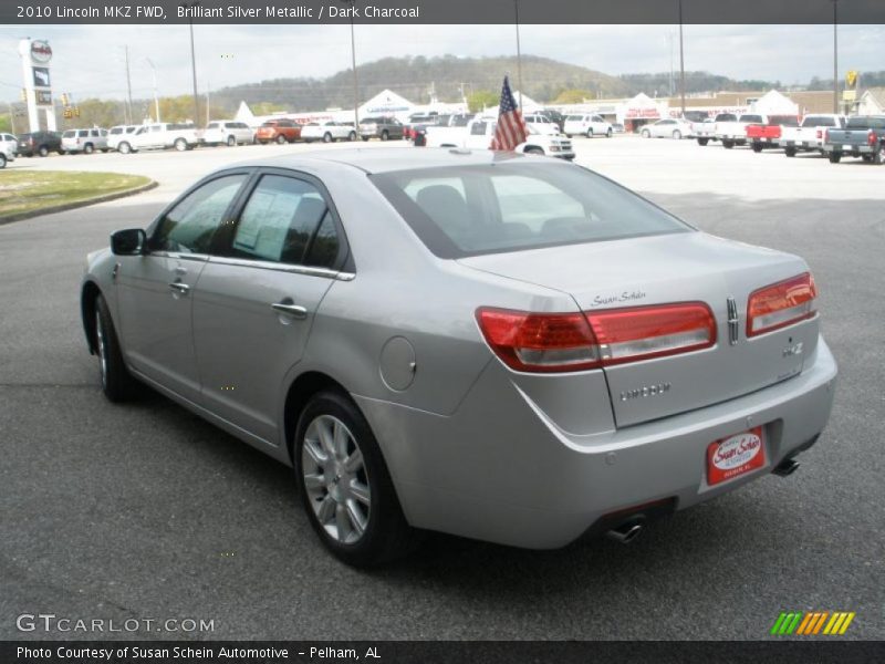 Brilliant Silver Metallic / Dark Charcoal 2010 Lincoln MKZ FWD