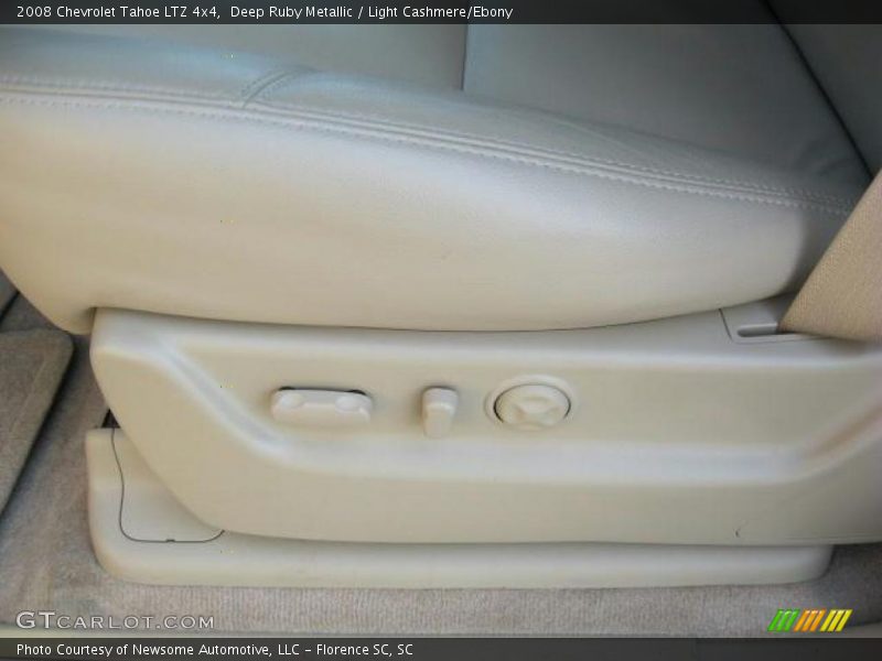 Deep Ruby Metallic / Light Cashmere/Ebony 2008 Chevrolet Tahoe LTZ 4x4