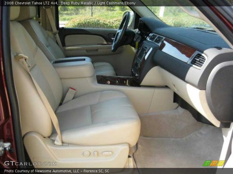 Deep Ruby Metallic / Light Cashmere/Ebony 2008 Chevrolet Tahoe LTZ 4x4