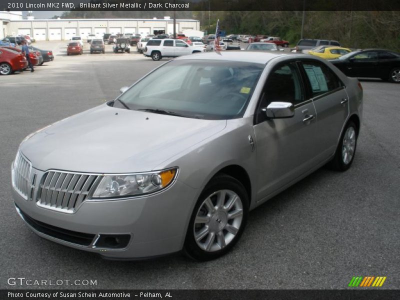 Brilliant Silver Metallic / Dark Charcoal 2010 Lincoln MKZ FWD