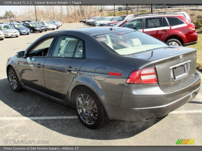 Carbon Bronze Metallic / Taupe 2008 Acura TL 3.2